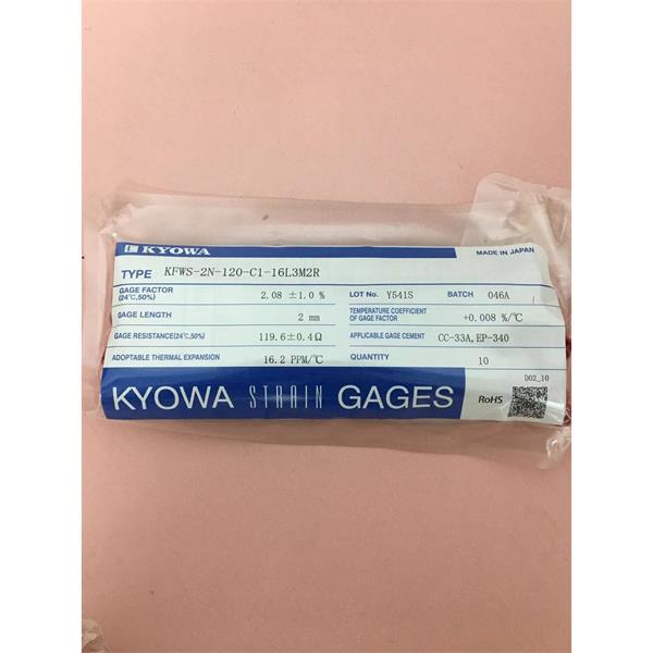 日本KYOWA防水箔式應變片KFWB-2-120-C1-11 L3M3R