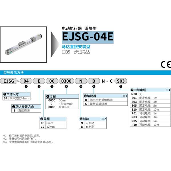 CKD喜開(kāi)理電動(dòng)執(zhí)行器（無(wú)馬達(dá)型）滑塊型EJSG-04E120800BCN-CN00
