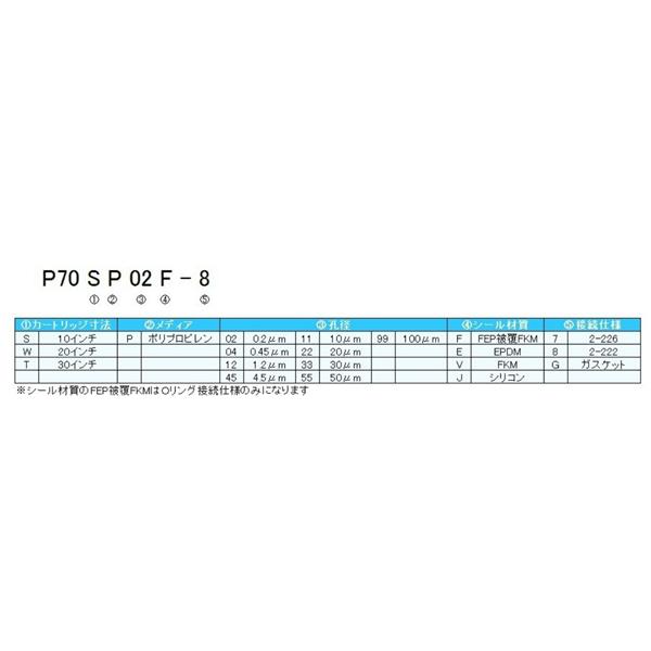 日本開滋KITZ PP 平膜褶式濾芯P70TP33J-8