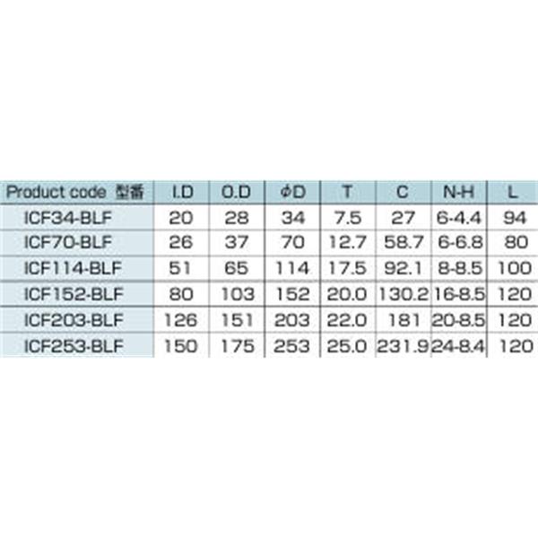 日本ADVANTEC愛(ài)德萬(wàn)泰克ICF法蘭型短款波紋管ICF152-BLF